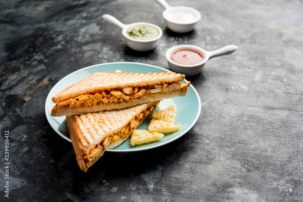 Paneer Taka Tak Sandwich